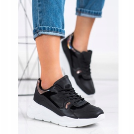SHELOVET Zapatillas Negras negro multicolor 4