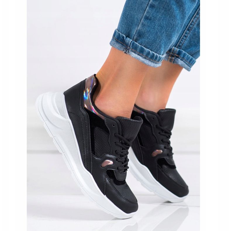 SHELOVET Zapatillas Negras negro multicolor 1