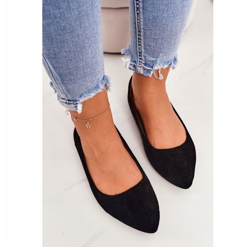 PS1 Bailarina delicada en ante negro Dermeno Spitz 2