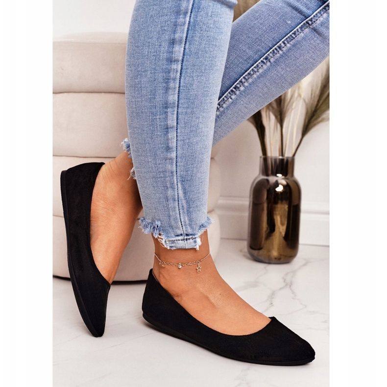 PS1 Bailarina delicada en ante negro Dermeno Spitz 1