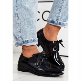 Zapatos de mujer lacados Laura Messi 2044 Negro 5