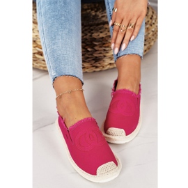 PS1 Alpargatas Clásicas De Mujer Fucsia Flaure beige rosado 6