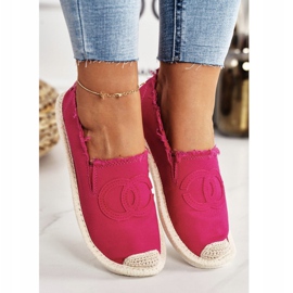 PS1 Alpargatas Clásicas De Mujer Fucsia Flaure beige rosado 2