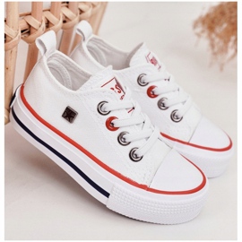 Zapatillas bajas clásicas para niños Big Star HH374089 Blanco 7