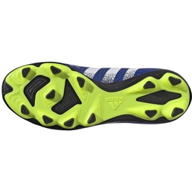 Botas de fútbol adidas Predator Freak.4 FxG Junior azul marino-negro FY0626 5
