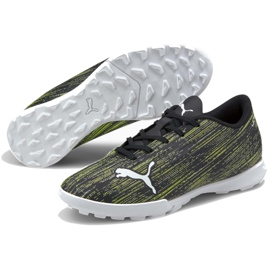 Botas de fútbol Puma Ultra 4.2 Tt Junior negro-verde-blanco 106367 02 3