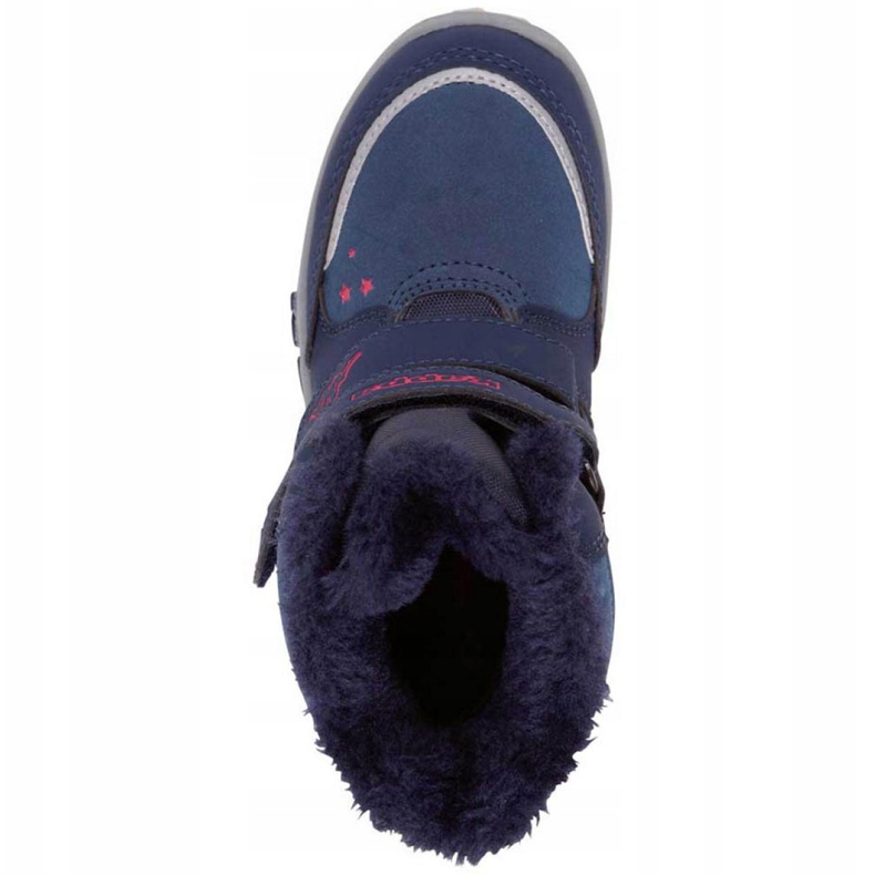 Zapatos para niños Kappa Cui Tex azul marino-rosa 260823K 6722 rosado 5