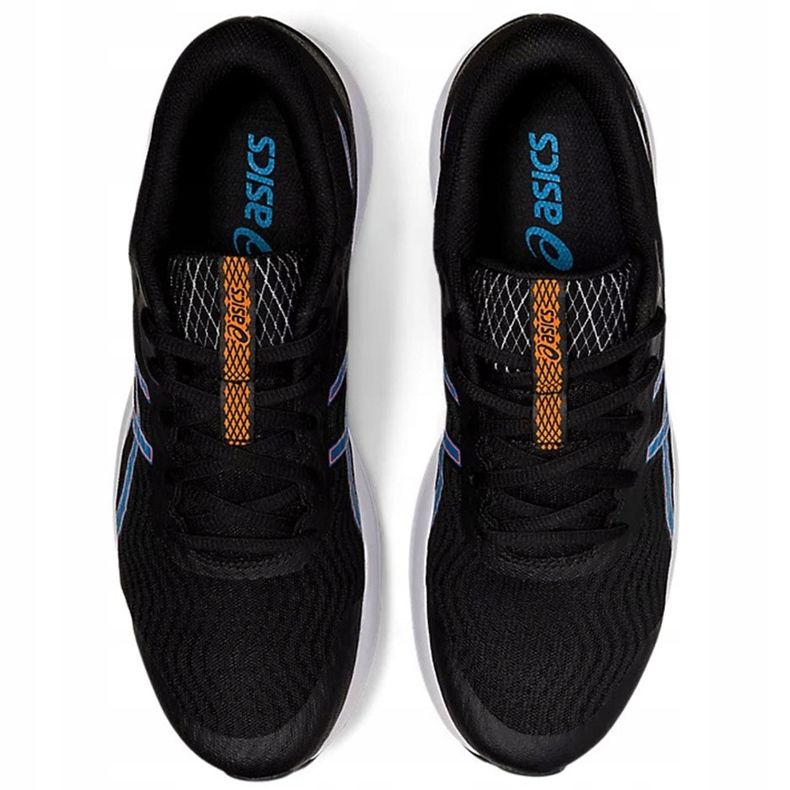 Zapatillas Asics Patriot 12 negras y azules para hombre 1011A823 004 negro 1