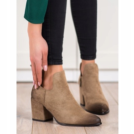 Botas bajas VINCEZA beige 2