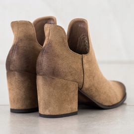 Botas bajas VINCEZA beige 3