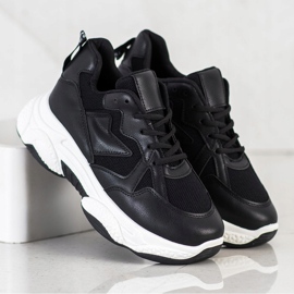 Fashion Zapatillas cómodas negro 1