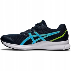 Zapatillas de hombre Asics Jolt 3 azul marino 1011B034 400 verde 2