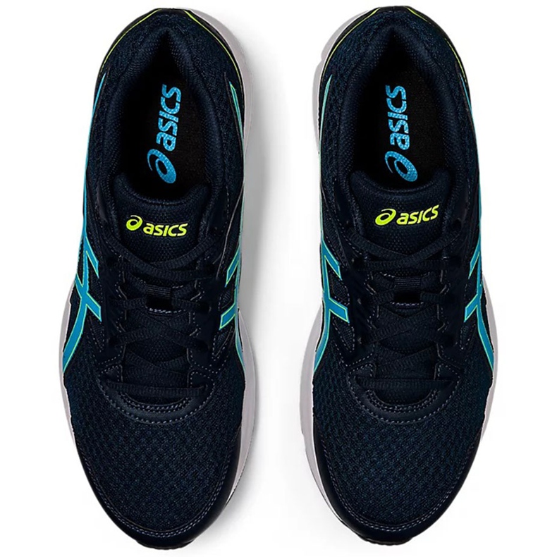 Zapatillas de hombre Asics Jolt 3 azul marino 1011B034 400 verde 1