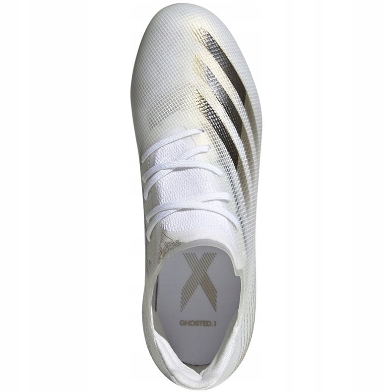 Botas de fútbol Adidas X GHOSTED.1 Fg Junior EG8181 blanco 1
