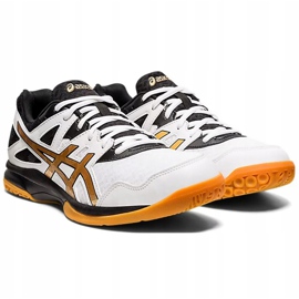 Zapatillas hombre Asics Gel-Task 2 blanco-negro-dorado 1071A037 102 3