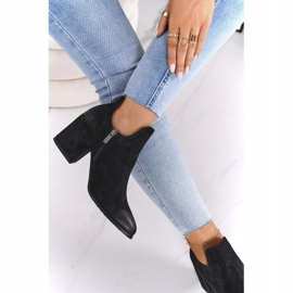 Vinceza Botas de Mujer con Tacones con Recortes Negro Caroline 4