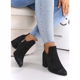 Vinceza Botas de Mujer con Tacones con Recortes Negro Caroline 3