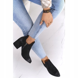 Vinceza Botas de Mujer con Tacones con Recortes Negro Caroline 5