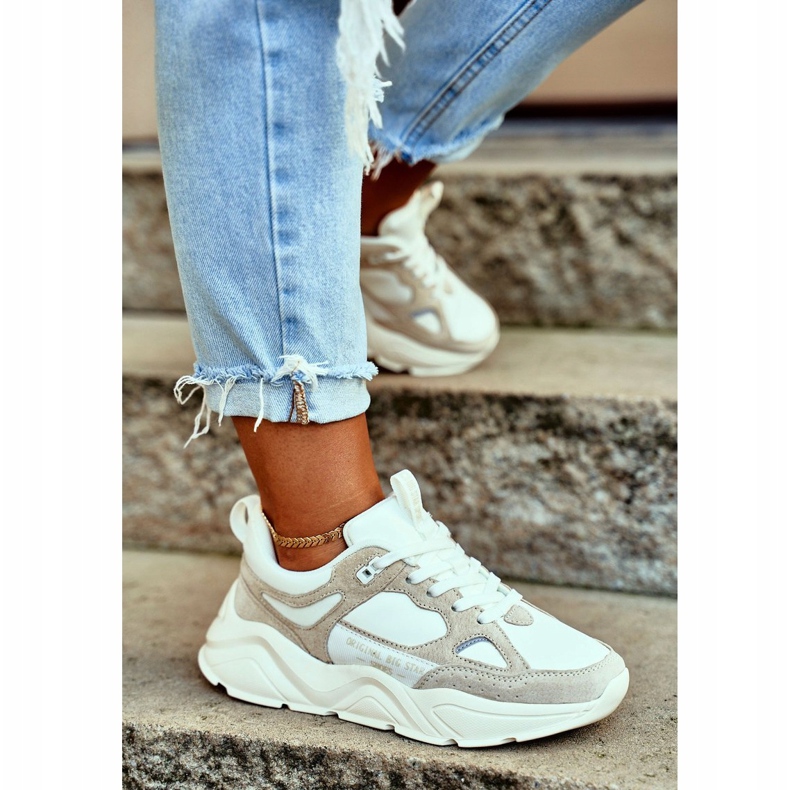 Zapatillas deportivas de mujer Big Star GG274657 beige 1