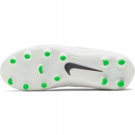 Zapatillas de fútbol Nike Tiempo Legend 8 Club FG / MG Junior blancas AT5881030 blanco blanco 5