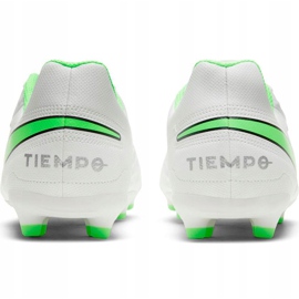 Zapatillas de fútbol Nike Tiempo Legend 8 Club FG / MG Junior blancas AT5881030 blanco blanco 4