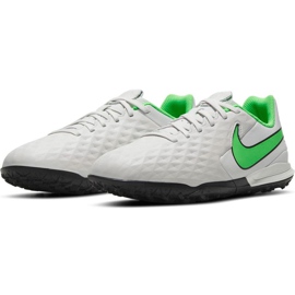 Calzado de fútbol Nike Tiempo Legend 8 Tf Academy Junior AT5736 030 blanco blanco 3