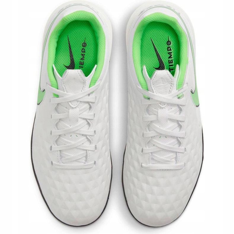 Calzado de fútbol Nike Tiempo Legend 8 Tf Academy Junior AT5736 030 blanco blanco 1