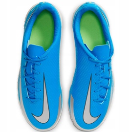Zapatos de fútbol Nike Phantom Gt Club Tf Jr azul CK8483 400 4