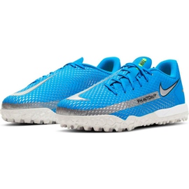 Calzado de fútbol Nike Phantom Gt Academy Tf Junior CK8484 400 azul azul 3