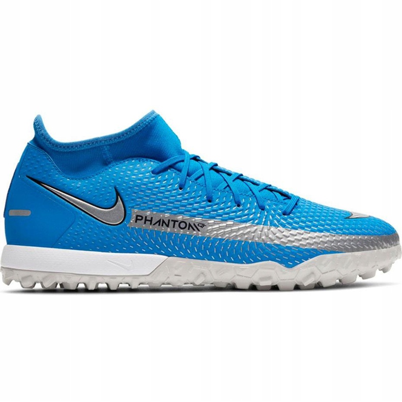 Zapatos de fútbol Nike Phantom Gt Academy Df Tf azul CW6666 400 1