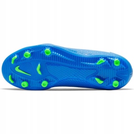 Zapatos de fútbol Nike Phantom Gt Club FG / MG Jr azul CK8479 400 2