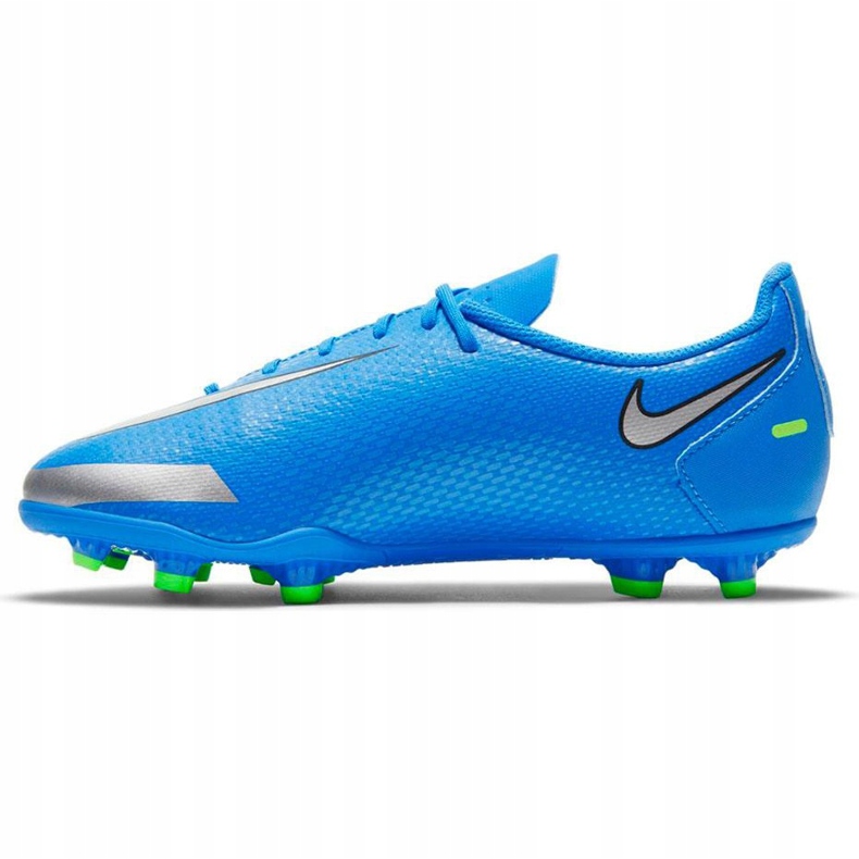 Zapatos de fútbol Nike Phantom Gt Club FG / MG Jr azul CK8479 400 1