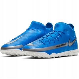 Calzado de fútbol Nike Phantom Gt Club Df Tf Junior CW6729 400 azul azul 3