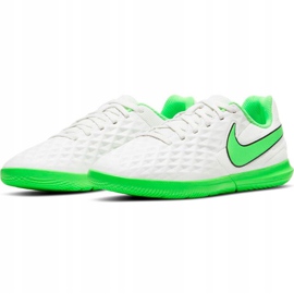 Zapatos de fútbol Nike Tiempo Legend 8 Club Ic Jr AT5882030 blanco blanco 3