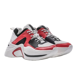 Zapatillas Thenisse rojas blanco negro rojo 1