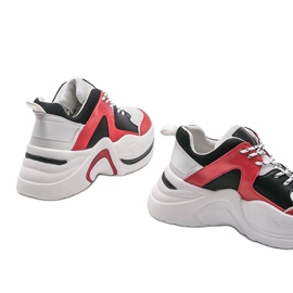 Zapatillas Thenisse rojas blanco negro rojo 4