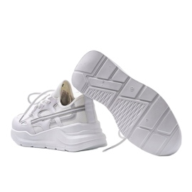 Deportivas Lativia blancas blanco gris 4