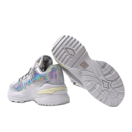 Zapatillas Lollypop plateadas holográficas plata 4