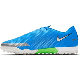 Calzado de fútbol Nike Phantom Gt Academy Tf CK8470 400 azul azul 2