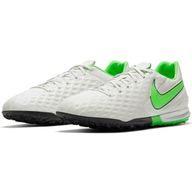 Zapatillas de fútbol Nike Tiempo Legend 8 Pro Tf blancas AT6136 030 blanco blanco 3