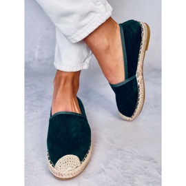 Alpargatas de mujer verdes M-515 DK.GREEN 2