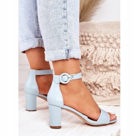 EVE Sandalias de mujer con tacón alto Lexi Blue azul 1