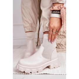 Calcetines de mujer Botas Workers White Stormy blanco 3