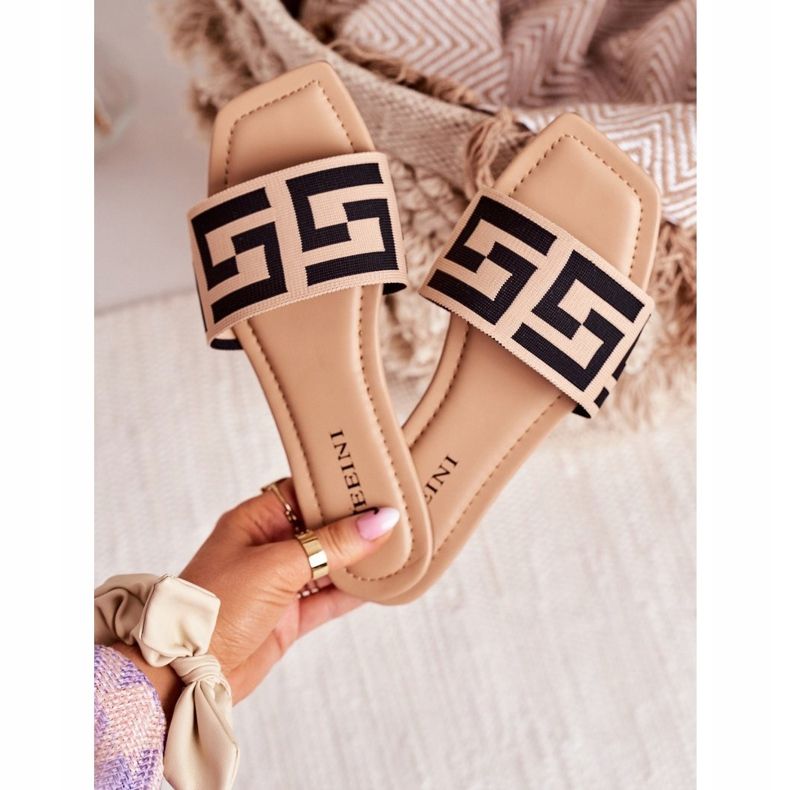 Pantuflas clásicas Melinda beige para mujer negro 1