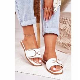 PS1 Pantuflas Elegantes de Mujer Blanca Debbie blanco 4
