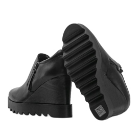 Botas de cuña negras Jazlyn negro 4