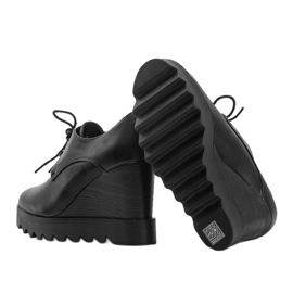 Botas de cuña negras de Andrea negro 2