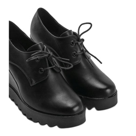 Botas de cuña negras de Andrea negro 3