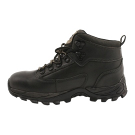 American Club Zapatos trekking invierno piel negra TF201303005 beige negro 1