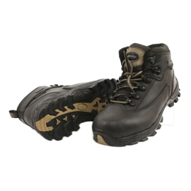 American Club Zapatos trekking invierno piel negra TF201303005 beige negro 4